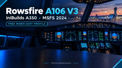 Rowsfire A106 V3 Mobiflight Profile - iniBuilds A350