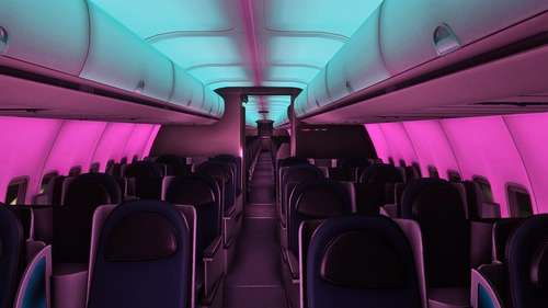 JJs BlueBird 757 Mood Lighting