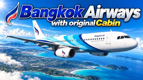 Bangkok Airways | FENIX A320 V3 - IAE -  w/Cabin | HS-PPJ
