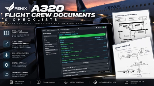 FENIX A320  EFB Integration  Checklists and Operations