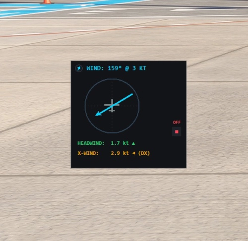 MSFS Wind Widget (Companion App for MSFS 2024 & 2020)