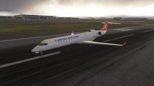 Aerosoft CRJ700 – Turkish Airlines TC-JQB “Amasya” 4K (Fictional)