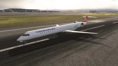 Aerosoft CRJ1000 – Turkish Airlines TC-JQD “Rize” 4K (Fictional)