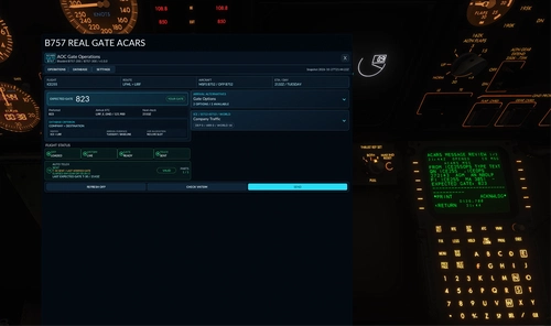 BlueBird B757 Real Gates ACARS