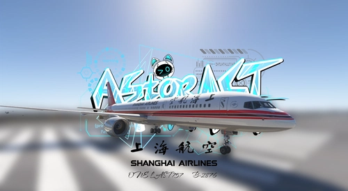 Bluebird 757-200 PW Shanghai Airlines 上海航空 B-2876 4K