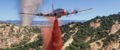 DC-6A Tanker – Water Bomber for the PMDG DC-6