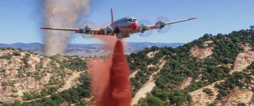 DC-6A Tanker – Water Bomber for the PMDG DC-6