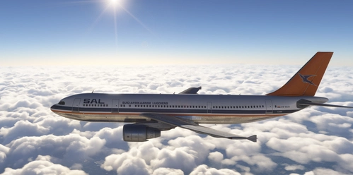 Inibuild A300-600 Old SAA ZS-SDD Rooibok