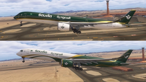 iniBuilds A350-1000 | Saudia Elegent Livery | Fictional | Requested