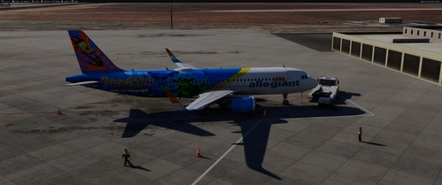 Fenix a320 Allegiant Spongebob