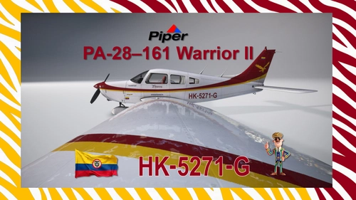 Just Flight Piper PA-28–161 Warrior II 'HK-5271-G'