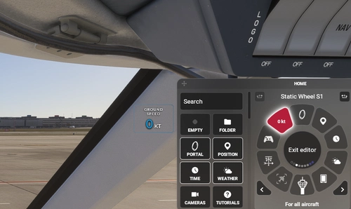 Floating Groundspeed Widget for Flow Pro