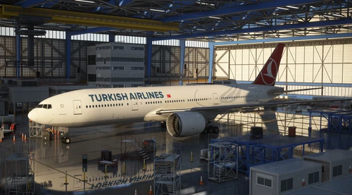 Turkish Airlines TC-JUO | PMDG Boeing 777-200LR w/ Cabin (Fictional Livery)
