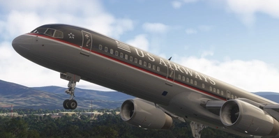 4K | US Airways | N617AU | BlueBird Simulations 757-200