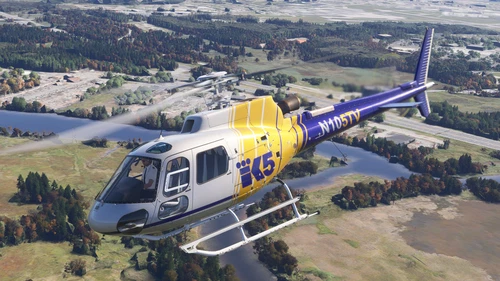 Asobo Airbus H125 KING-TV Sky KING