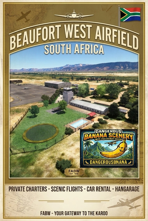 FABW - Beaufort West Airfield South Africa MSFS2024