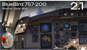 BlueBird 757 — Weather Radar Mod + Terrain ND Fix 2.1 thumbnail 1