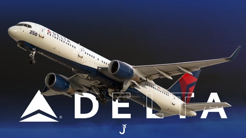 Delta Air Lines [Collection] | w/Cabin | Bluebird B757-200
