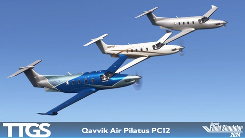 Microsoft Pilatus PC-12 NGX Qavvik Air Livery Pack