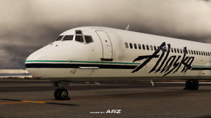 Alaska N972AS MD83 | MaddogX (20th) | Custom Cockpit and Cabin thumbnail 2
