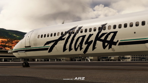 Alaska N972AS MD83 | MaddogX (20th) | Custom Cockpit and Cabin thumbnail 4