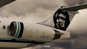 Alaska N972AS MD83 | MaddogX (20th) | Custom Cockpit and Cabin thumbnail 5