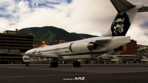 Alaska N972AS MD83 | MaddogX (20th) | Custom Cockpit and Cabin thumbnail 7