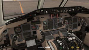 Alaska N972AS MD83 | MaddogX (20th) | Custom Cockpit and Cabin thumbnail 10