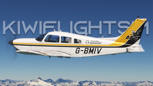  Anglian Flight Centres | G-BMIV | The Flying Reporter | Just Flight Piper PA-28R Arrow III [8K]