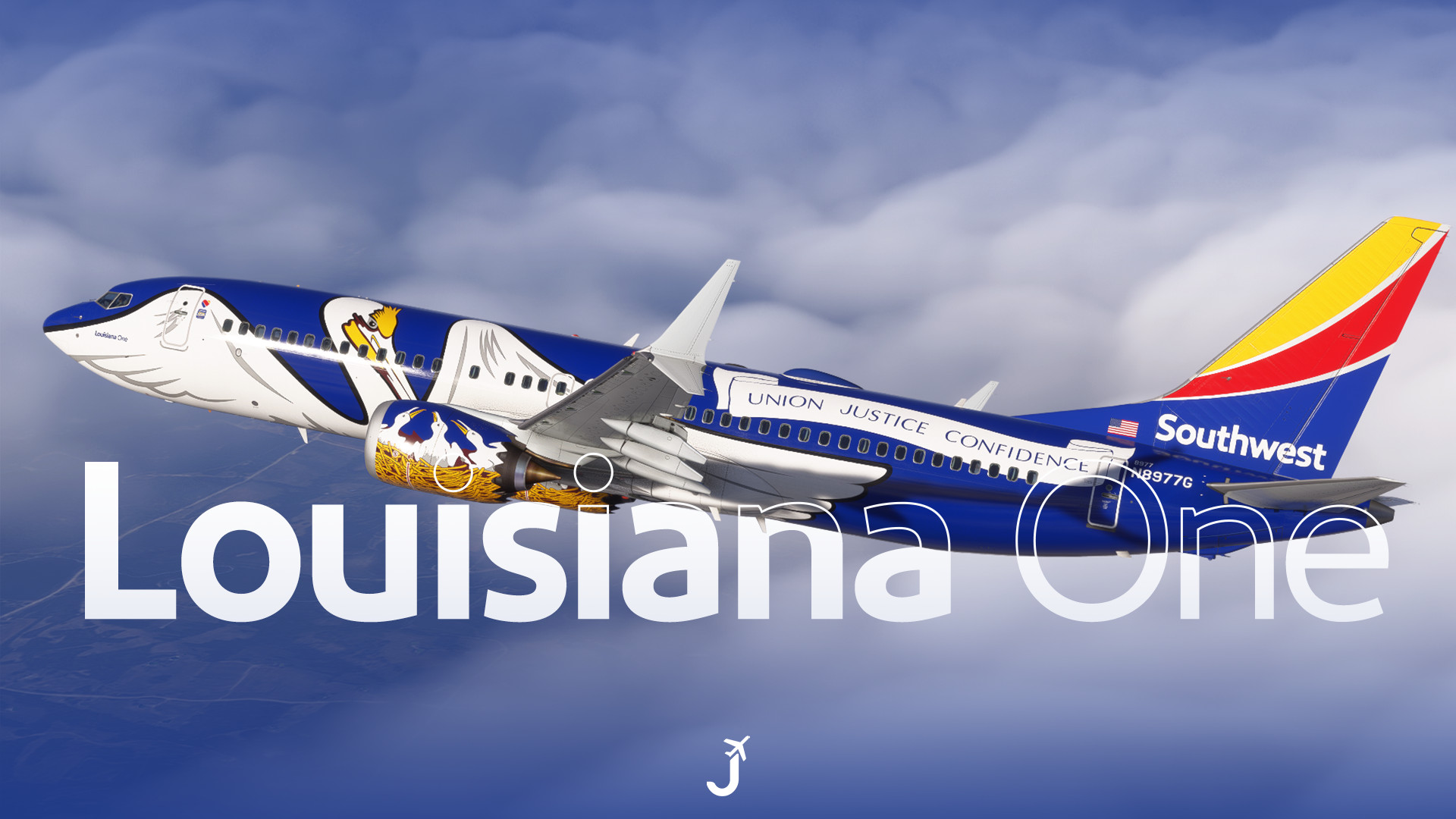 Southwest Airlines 'Louisiana One' | w/Cabin | iFly 737 MAX 8  - Image 1