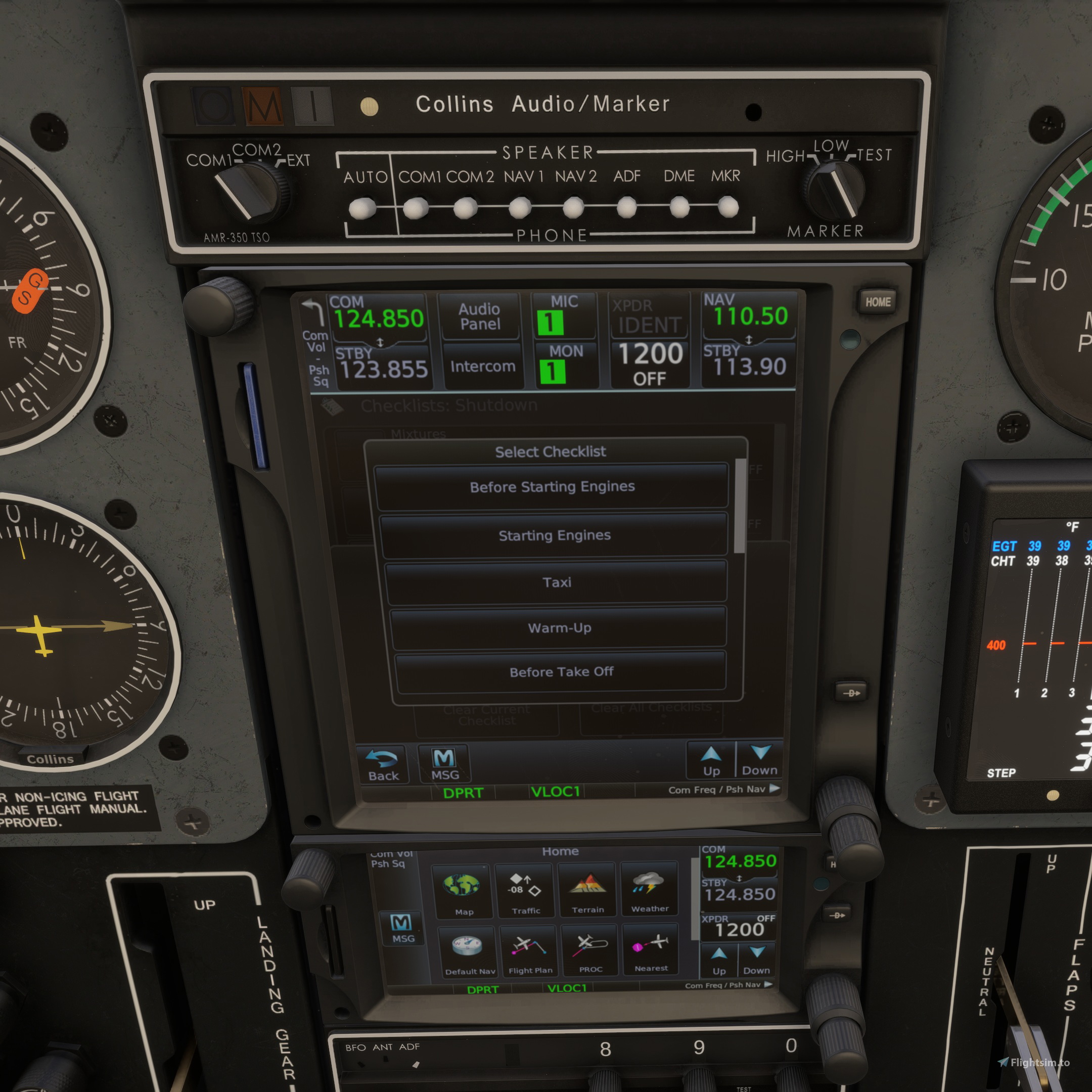 Checklist A2A Aerostar 600 for PMS50 GTN750 のために Microsoft