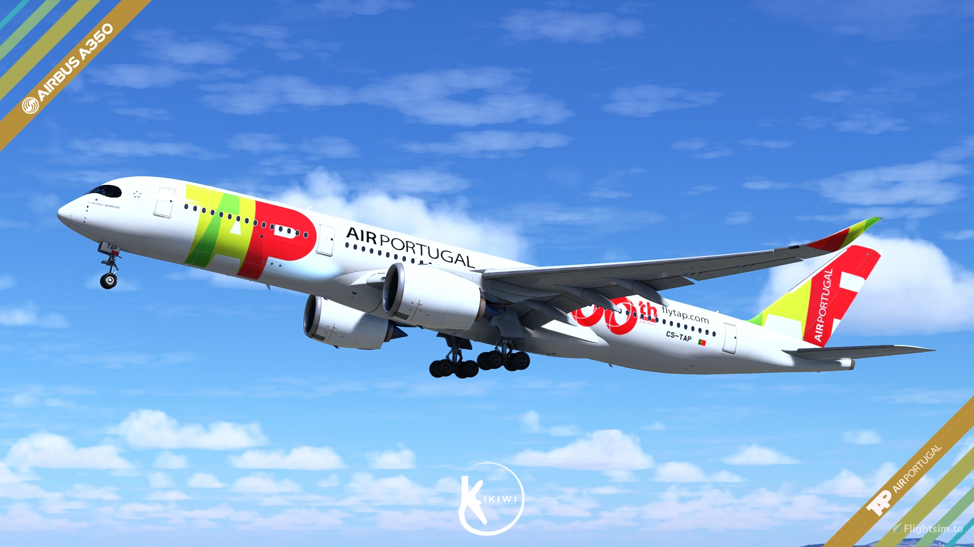 Inibuilds Airbus A350-900 TAP Air Portugal 4K - Aircraft Liveries