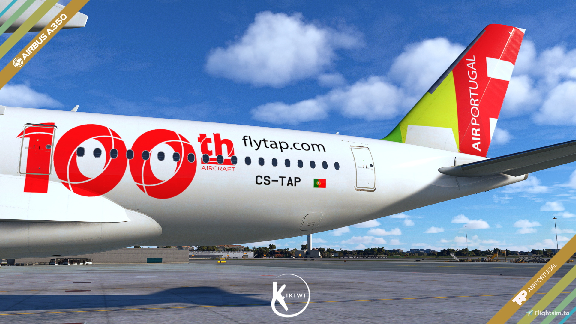 Inibuilds Airbus A350-900 TAP Air Portugal 4K - Aircraft Liveries