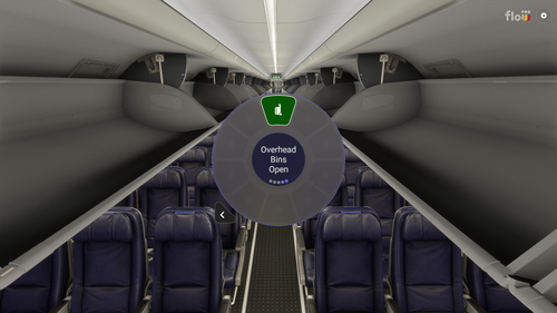 737 Overhead Bins Widget