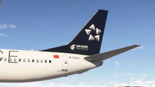 PMDG 738 Air China B-5425 Star Alliance