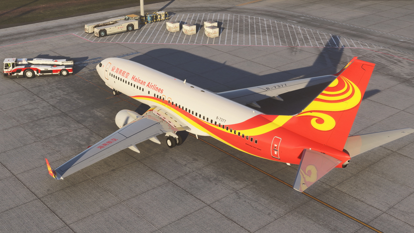 PMDG 738 Hainan Airlines B 7377 Para Microsoft Flight Simulator MSFS pmdg-738-hainan-airlines-b-7377-para-microsoft-flight-simulator-msfs