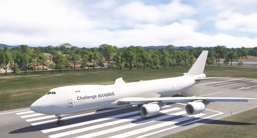 Asobo 747-8 Maersk White