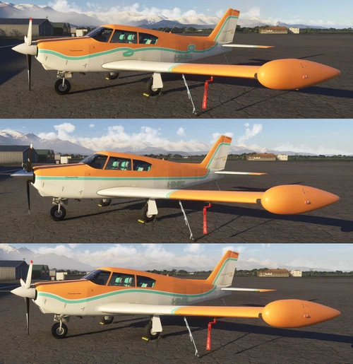 A2A Comanche 250 - Green Line Livery - MSFS2024 (Dynamic Registration)