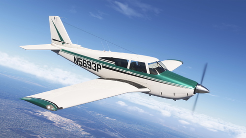 A2A Piper PA-24 Comanche N5693P (Custom Interior and Dynamic Registration)