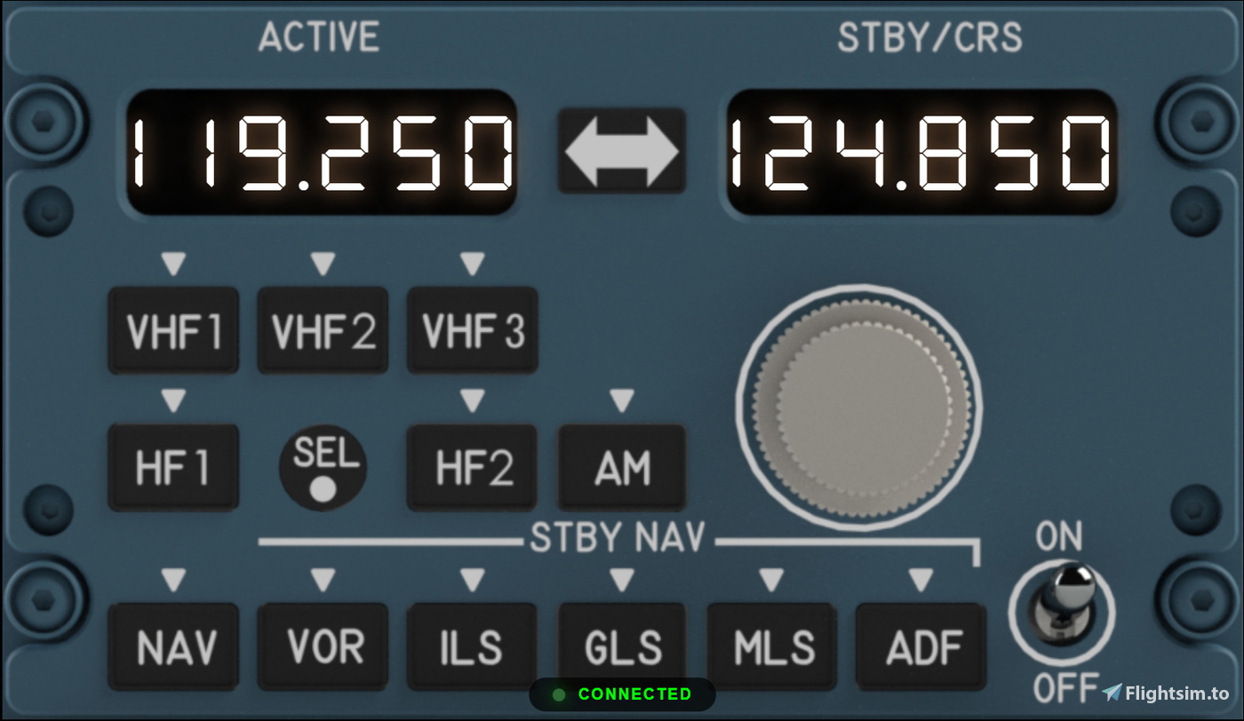 Flightsim.to - Activities - Update - A320 RMP Mobile Radio Panel