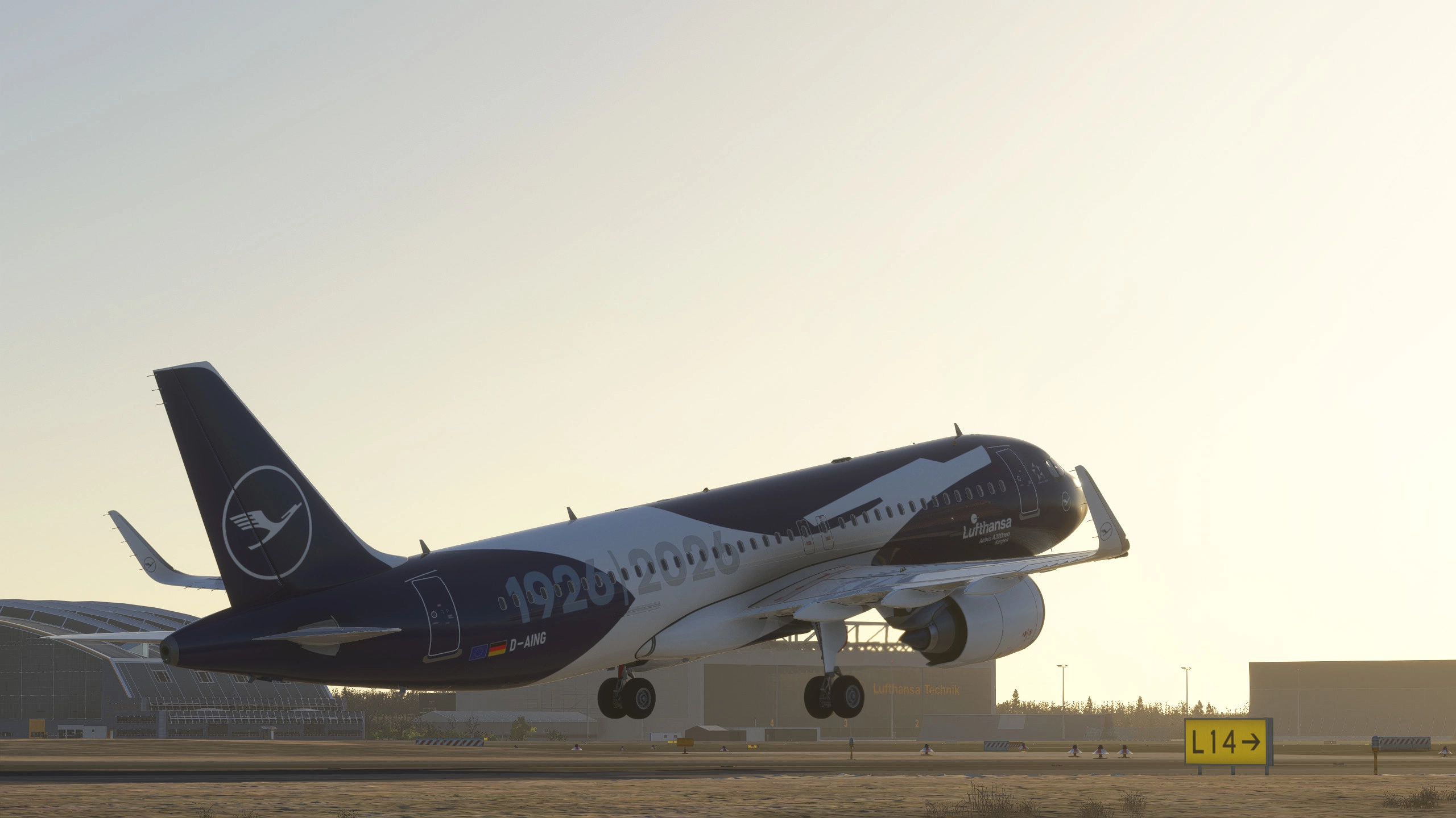 A32NX] Airbus A320neo Lufthansa 100th Anniversary (D-AING) のため