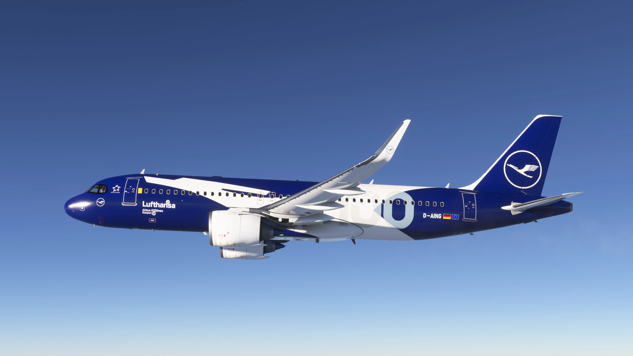 A32NX] Airbus A320neo Lufthansa 100th Anniversary (D-AING) のため