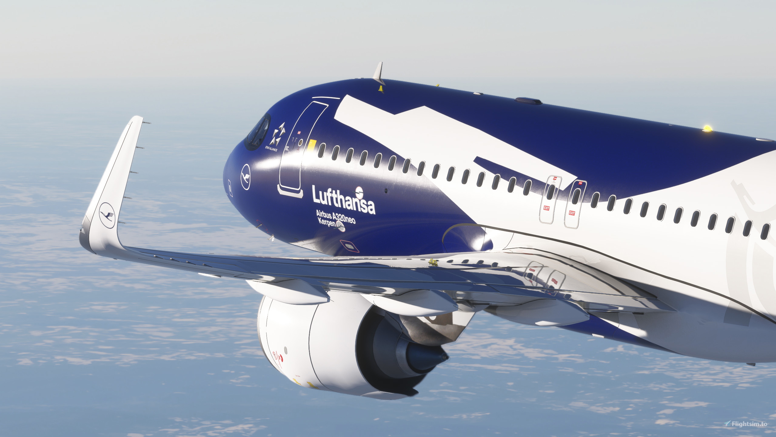 A32NX] Airbus A320neo Lufthansa 100th Anniversary (D-AING) のため