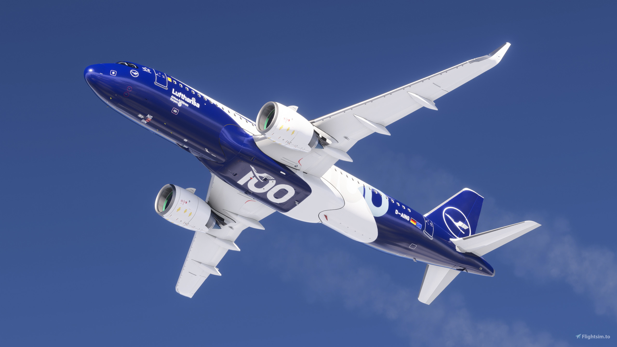 A32NX] Airbus A320neo Lufthansa 100th Anniversary (D-AING) のため