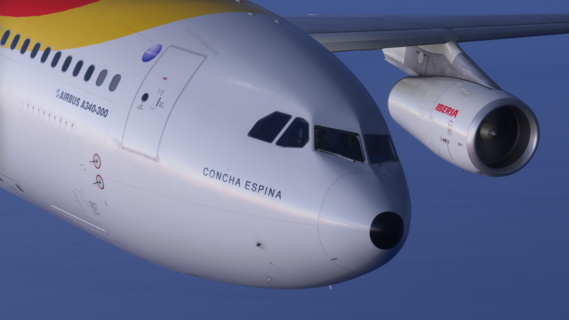 A340-300 Iberia EC-GGS - Aircraft Liveries for MSFS | Flightsim.to