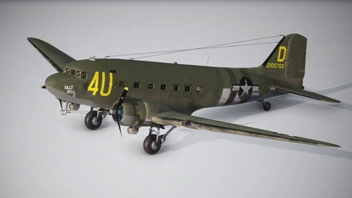 Aeroplane Heaven C47 Skytrain - 89th TCS "Lilly Bell II"