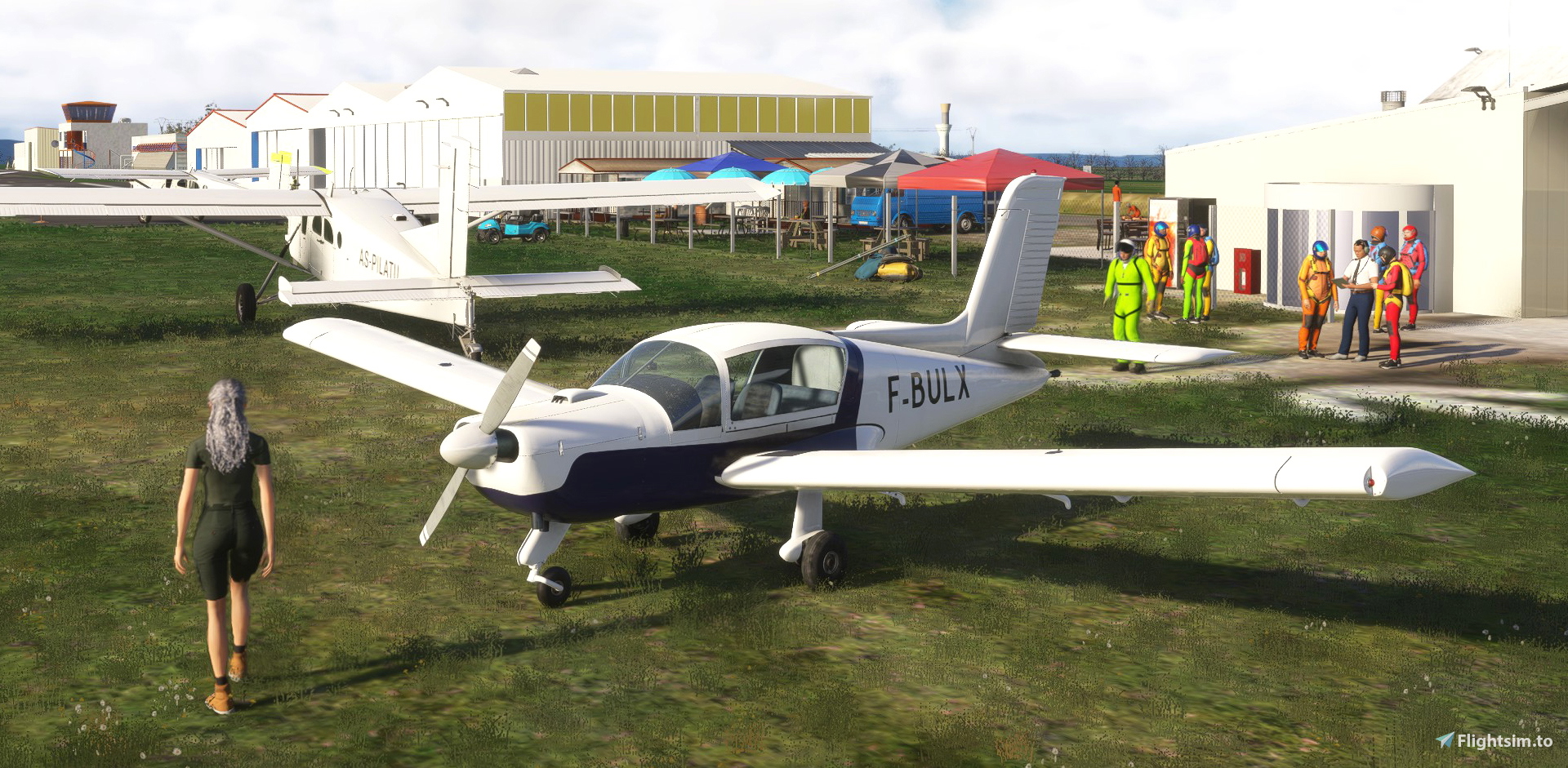 Aeroplane Heaven Socata-Rallye MS893 F-BULX - Aircraft Liveries