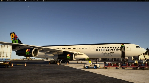 Afriqiyah Airways 5A-ONE A340-200 livery Ini A340-300 MSFS2024