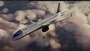 Air Canada C-GXLR Airbus A321XLR livery Inibuilds A321LR MSFS2024 (with cabin) thumbnail 9