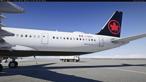 Air Canada C-GXLR Airbus A321XLR livery Inibuilds A321LR MSFS2024 (with cabin) thumbnail 5